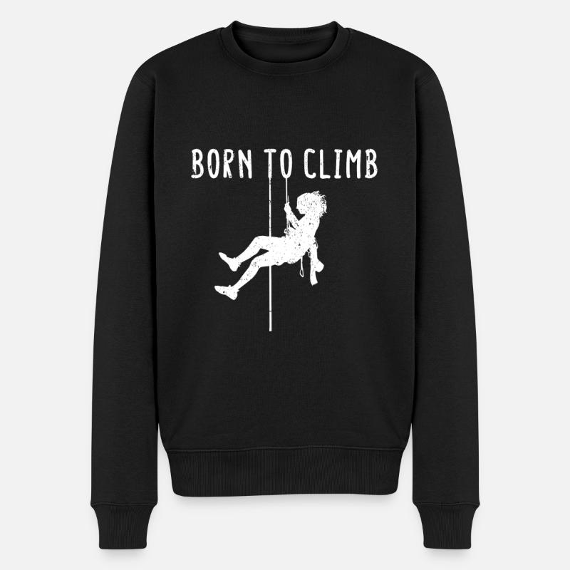 Escalade bloc nature escalade - Pull Premium bio Homme - noir