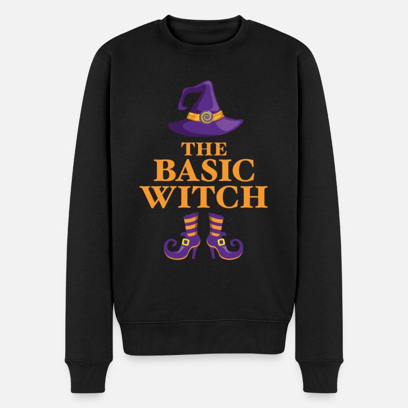 The Basic Witch - Men's Premium Organic Jumper - black