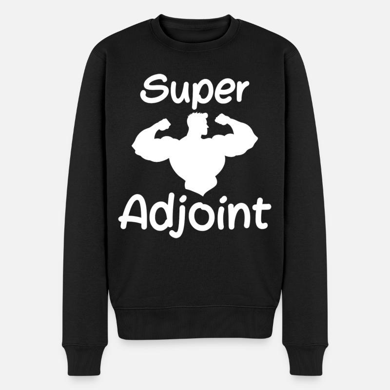 Super adjoint - Pull Premium bio Homme - noir
