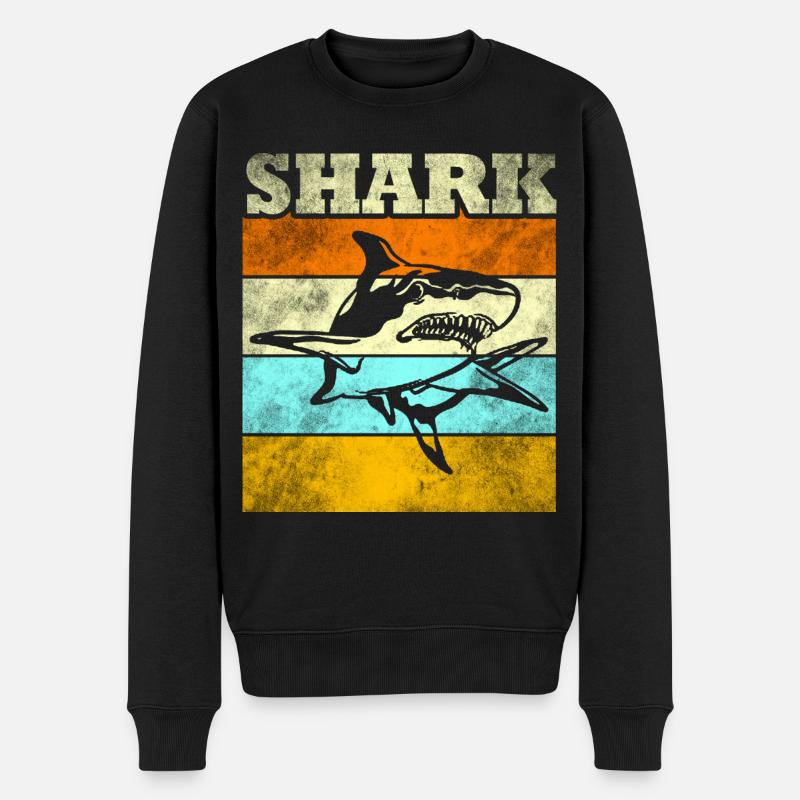 Requins - Pull Premium bio Homme - noir
