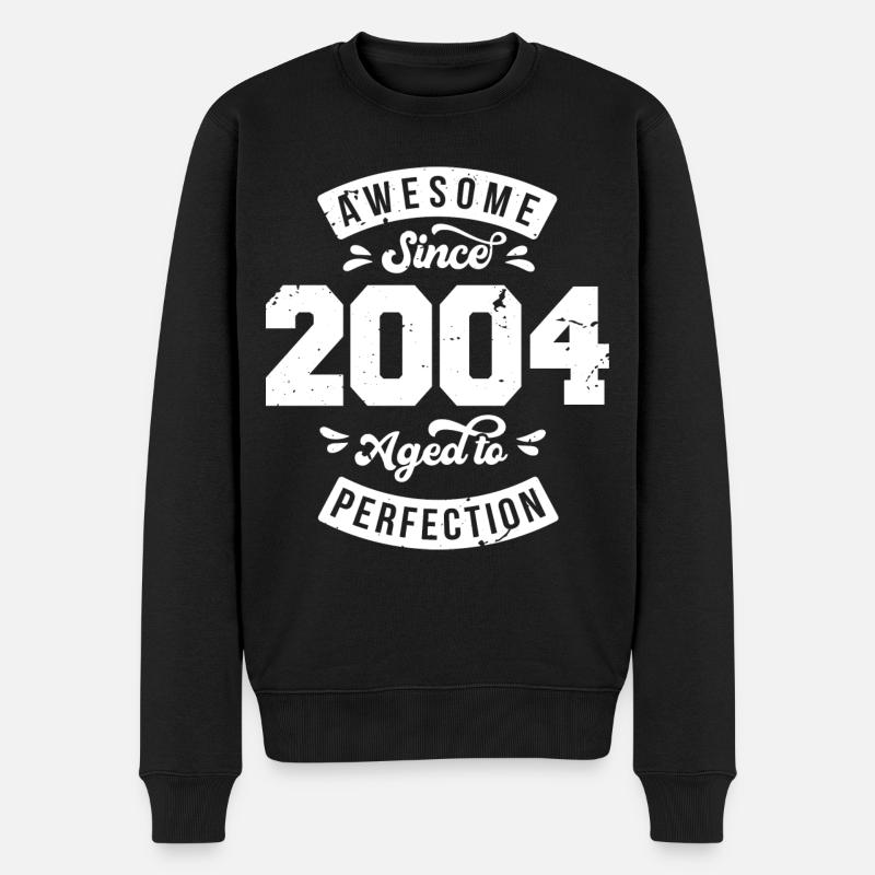 Millésime 2004 anniversaire - rétro 2004 - Pull Premium bio Homme - noir