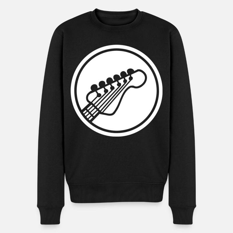 Guitare - Pull Premium bio Homme - noir
