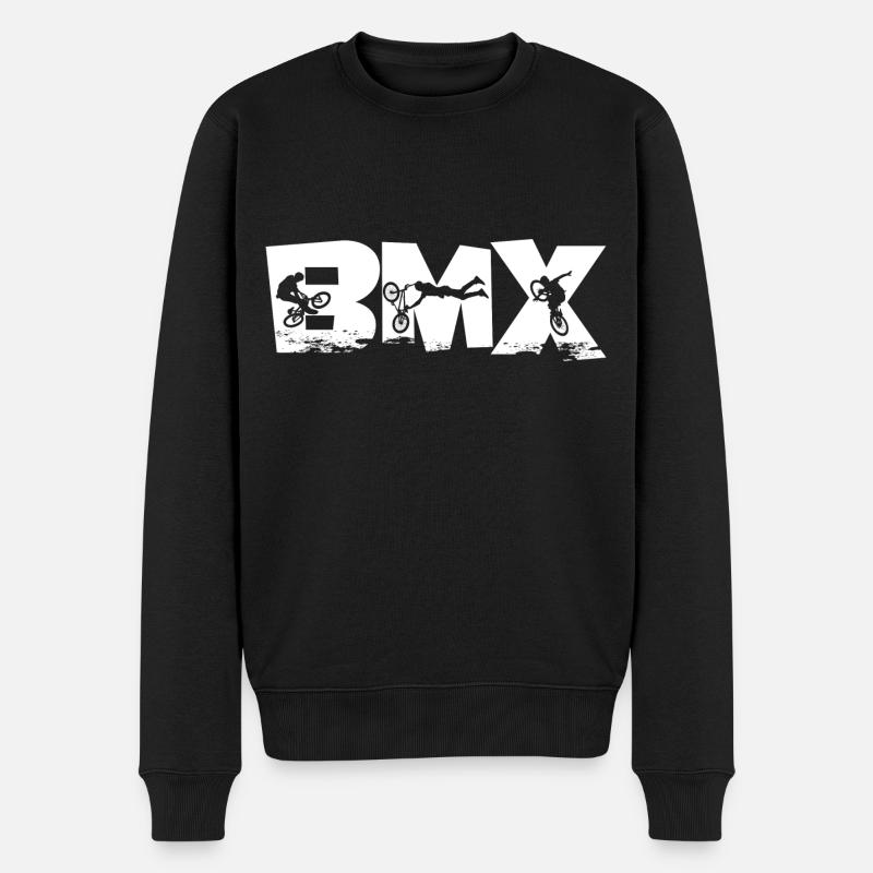 BMX - Männer Premium Bio Pullover - Schwarz