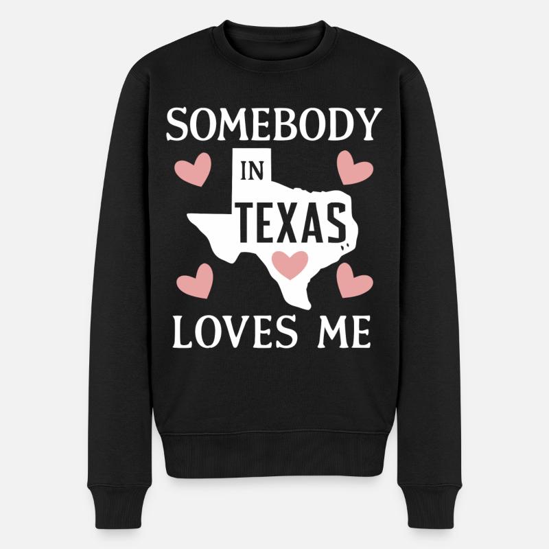 État du Texas Texans Texas - Pull Premium bio Homme - noir