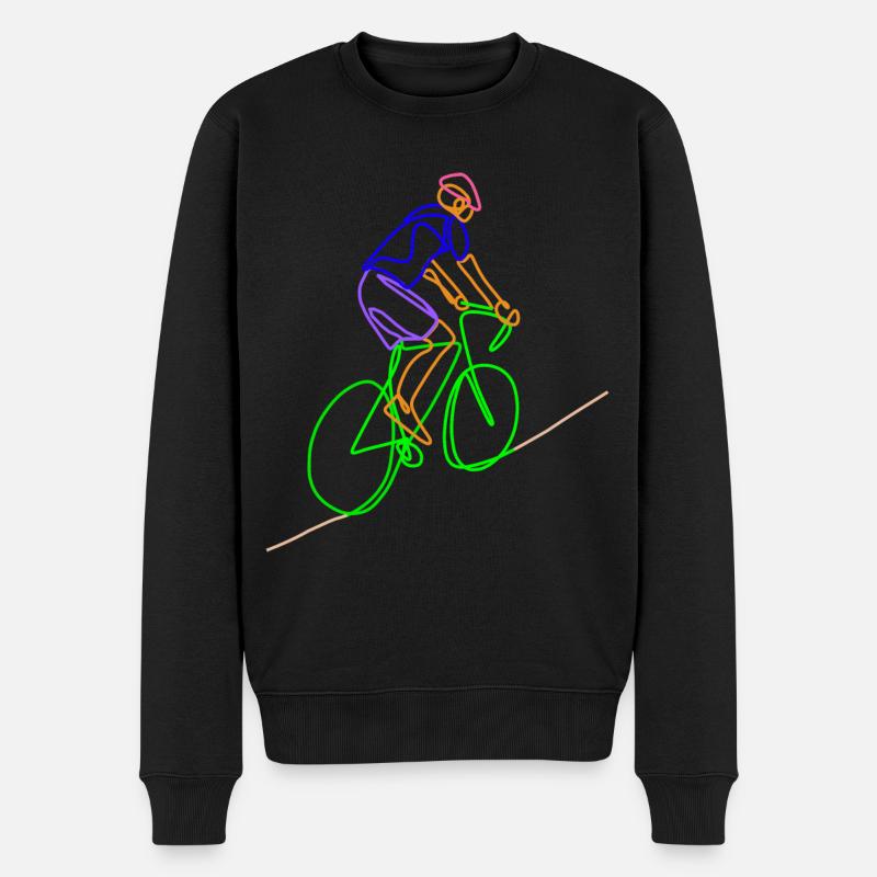 Vélo de course Cyclistes - Pull Premium bio Homme - noir