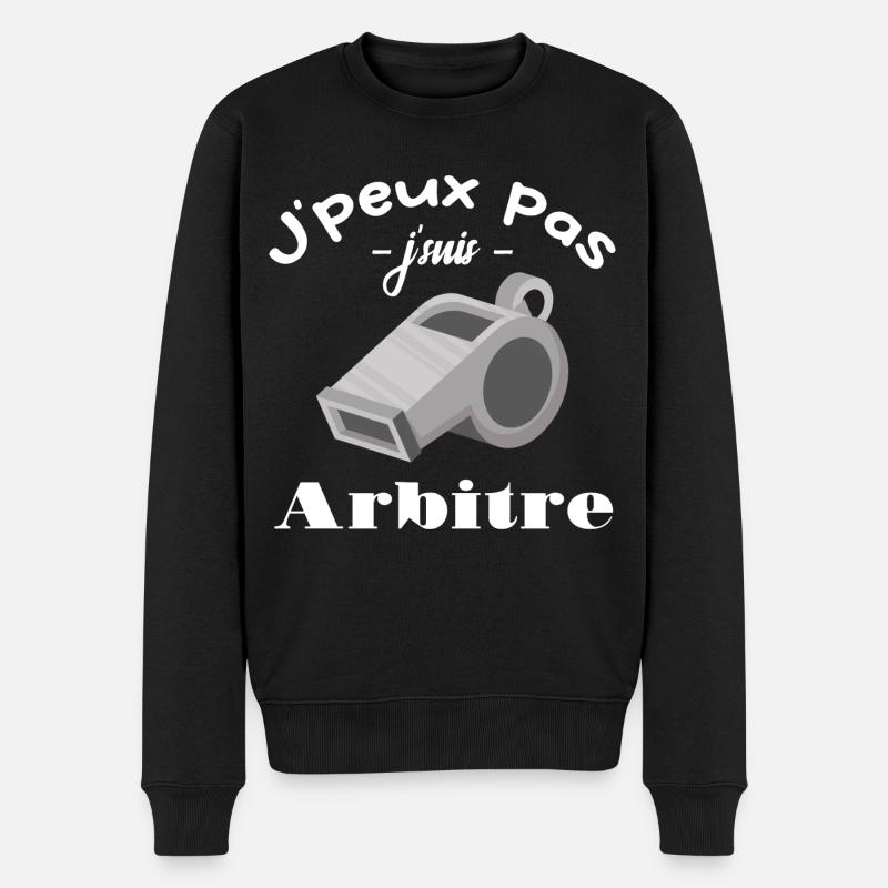 J'peux Pas J'ai Arbitre - Pull Premium bio Homme - noir