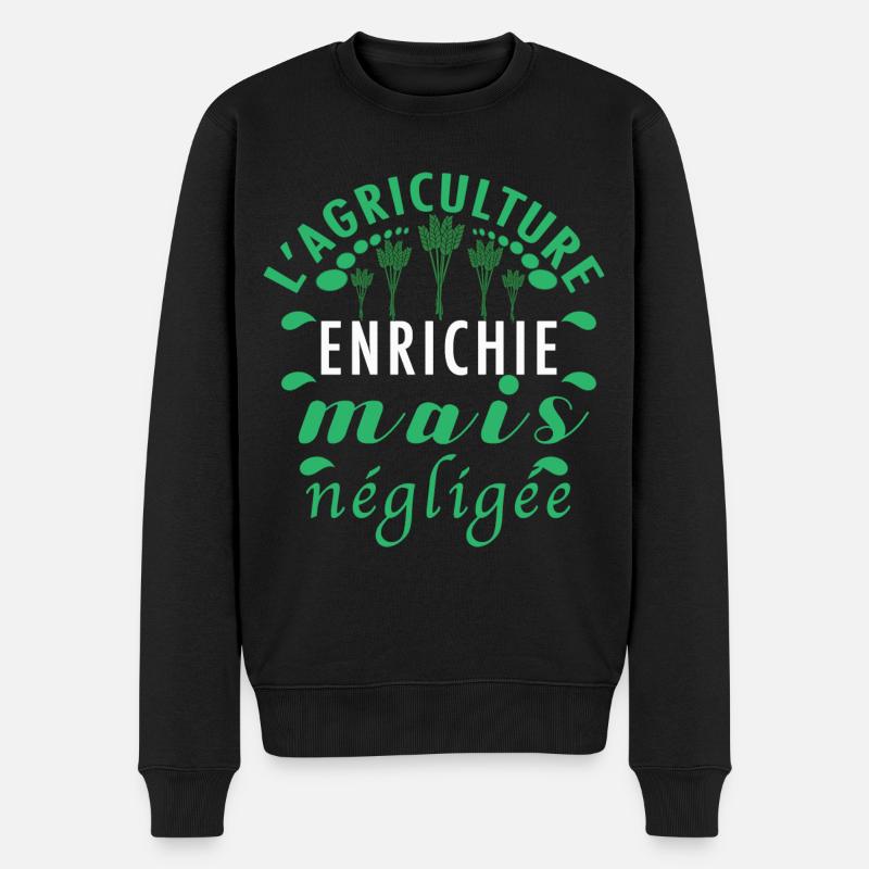 L' agriculture est ma passion - Pull Premium bio Homme - noir