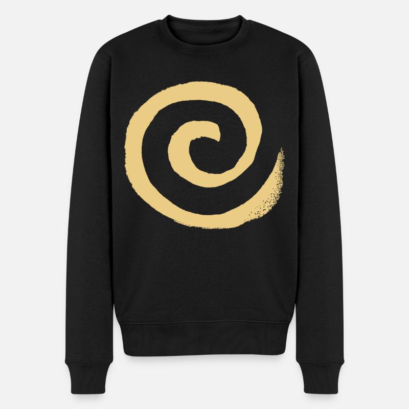 Spirale - Pull Premium bio Homme - noir