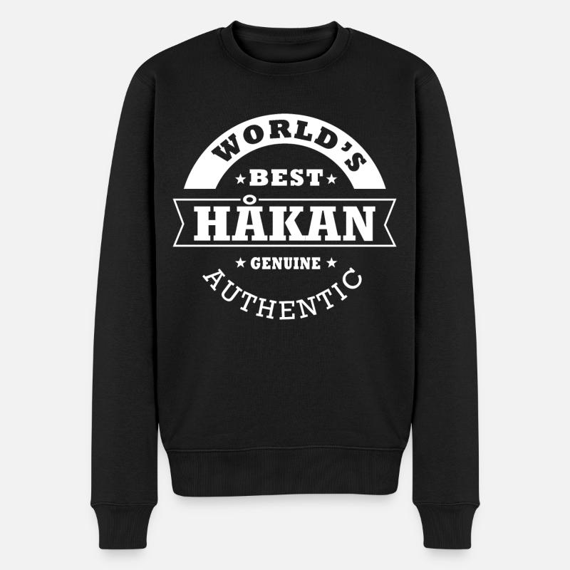 Håkan håkan - Pull Premium bio Homme - noir