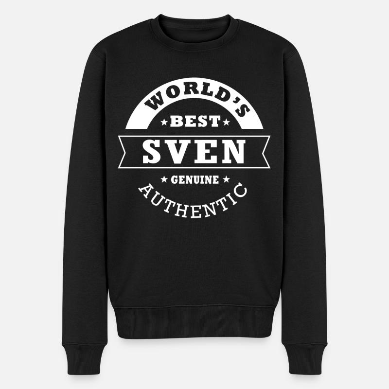 Sven, sven - Pull Premium bio Homme - noir