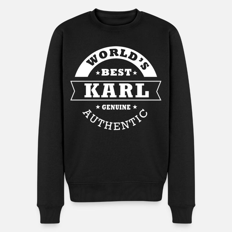 Karl, karl - Pull Premium bio Homme - noir