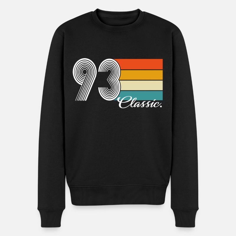 1993 Édition Limitée,1993 Gif d’anniversaire classique - Pull Premium bio Homme - noir