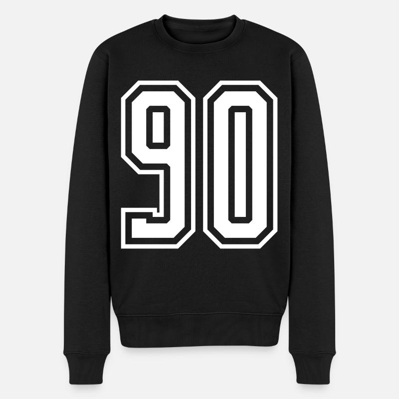 Numéro 90 - Pull Premium bio Homme - noir