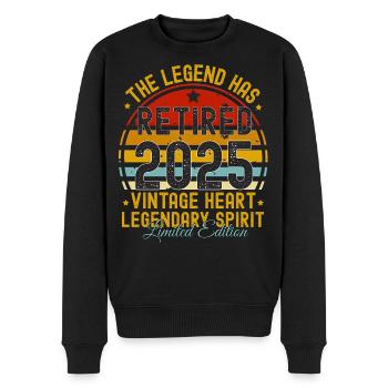 Legend has retired 2025 VINTAGE RETIRED 2025 - Pull Premium bio Homme - noir - Devant - Nico (187cm)