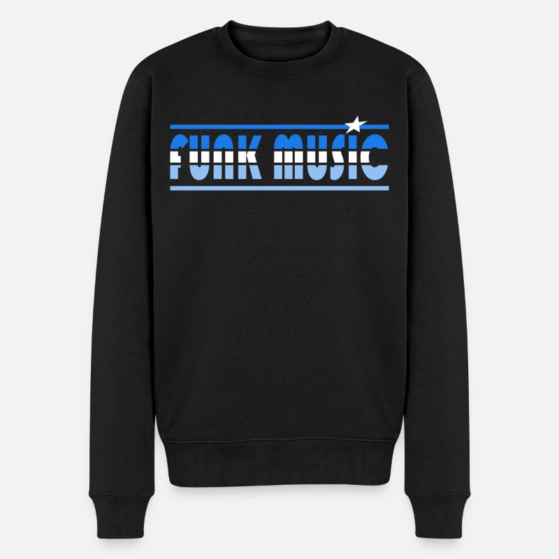 Funk Musique Funky Rétro - Pull Premium bio Homme - noir