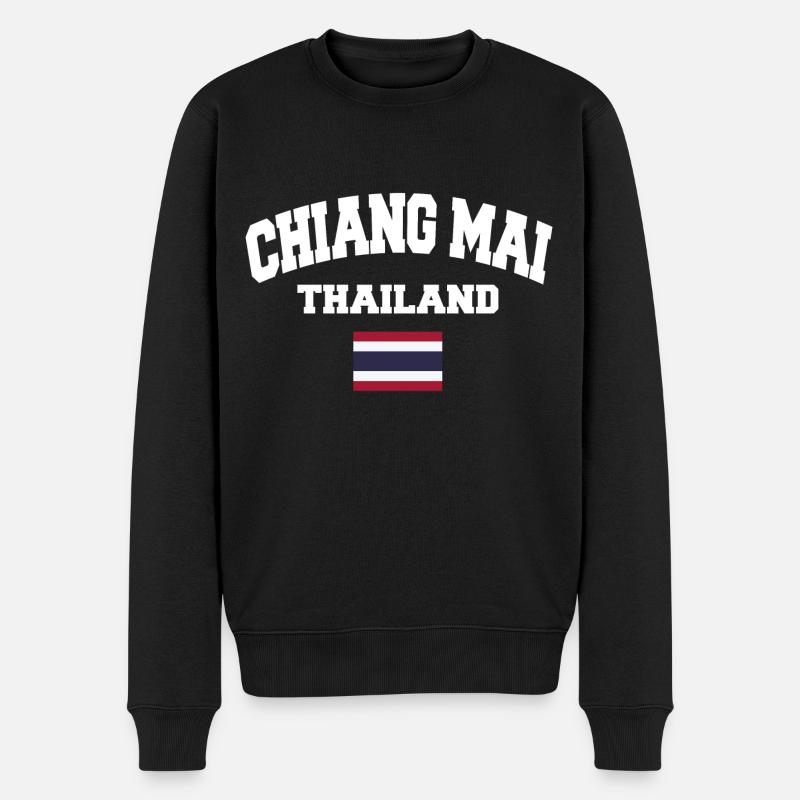 Chiang Mai - Pull Premium bio Homme - noir