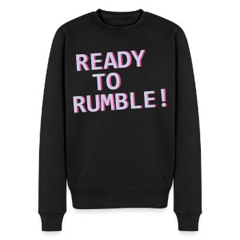 Ready to Rumble - Men's Premium Organic Jumper - black - Front - Nico (187cm)