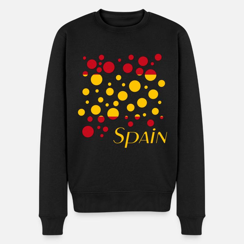 spain - Männer Premium Bio Pullover - Schwarz