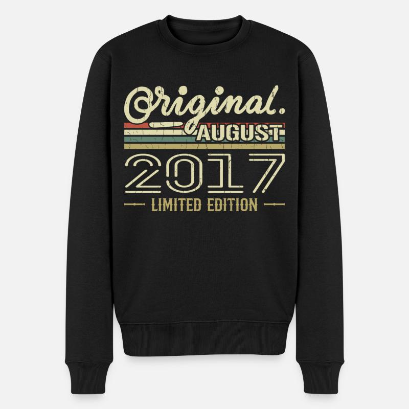 A78 - Männer Premium Bio Pullover - Schwarz
