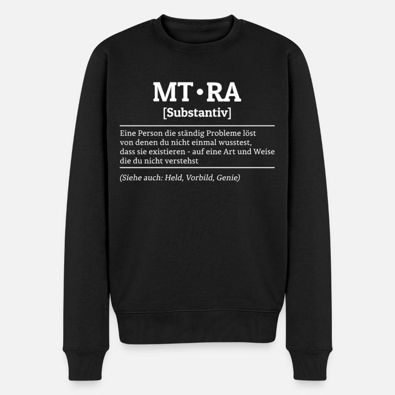 MTRA Medizinisch-Technischer Radiologie Mta - Männer Premium Bio Pullover - Schwarz