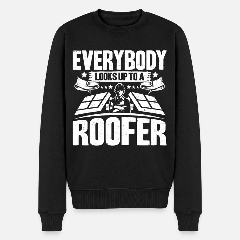 Couvreur Dachklempner Roofer - Pull Premium bio Homme - noir
