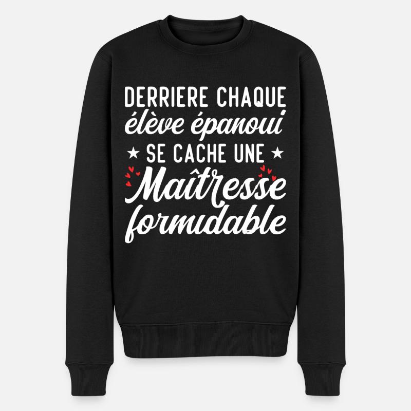 Maîtresse Formidable - Cadeau Maîtresse - Pull Premium bio Homme - noir