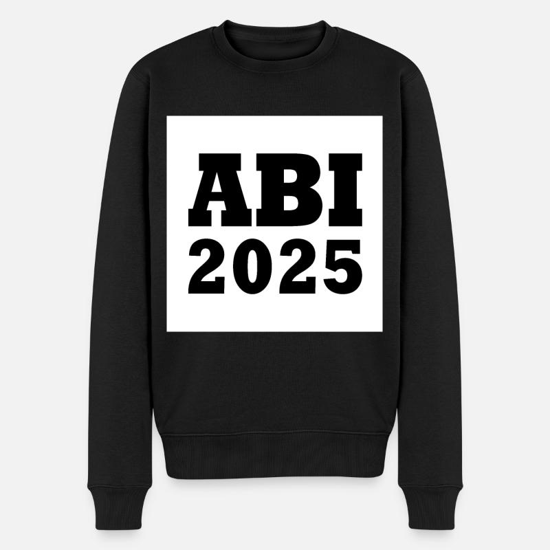 Abi 2025 - Männer Premium Bio Pullover - Schwarz