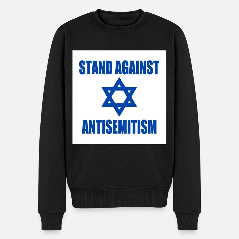 stand against antisemitism - Pull Premium bio Homme - noir