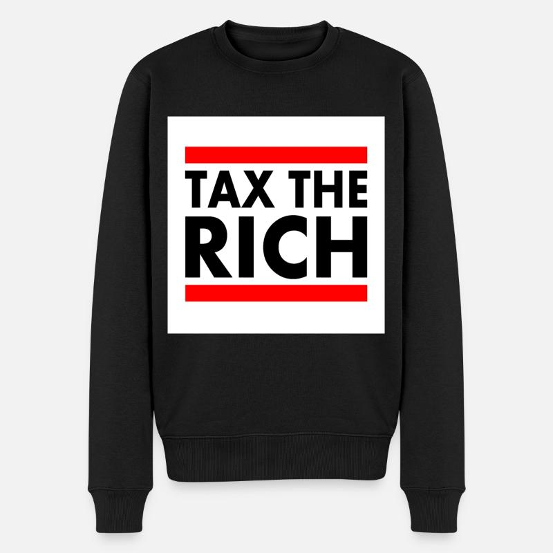 Tax the rich - Pull Premium bio Homme - noir