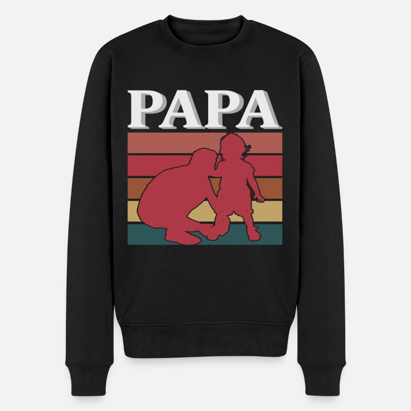 PAPI - Pull Premium bio Homme - noir