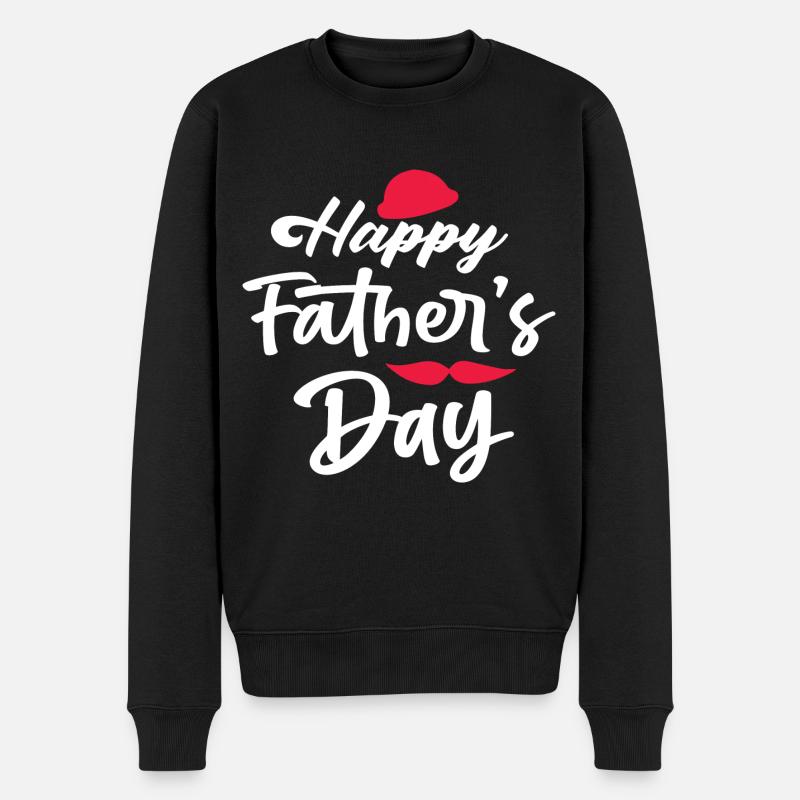 Fête des Pères - Pull Premium bio Homme - noir
