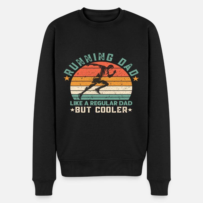 Père Père Père - Pull Premium bio Homme - noir