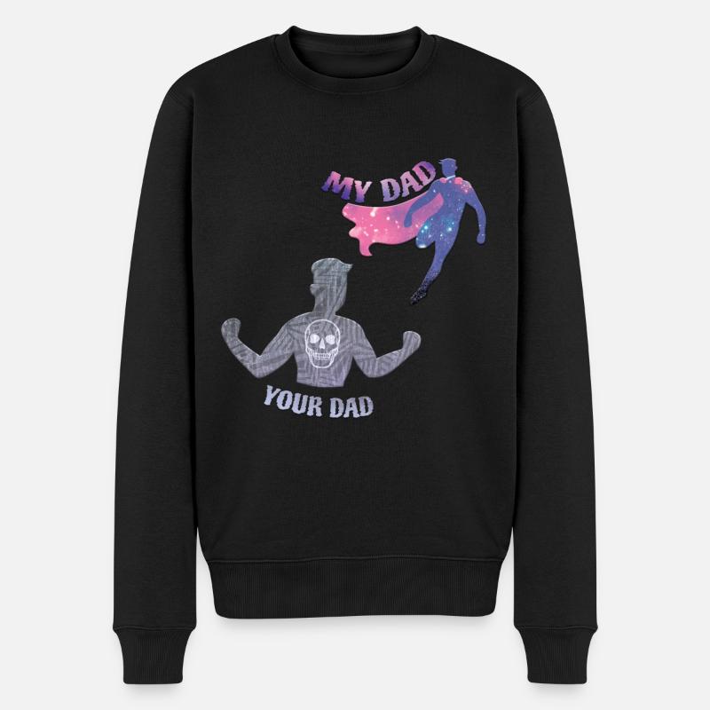 Père - père - père - mon père - Pull Premium bio Homme - noir