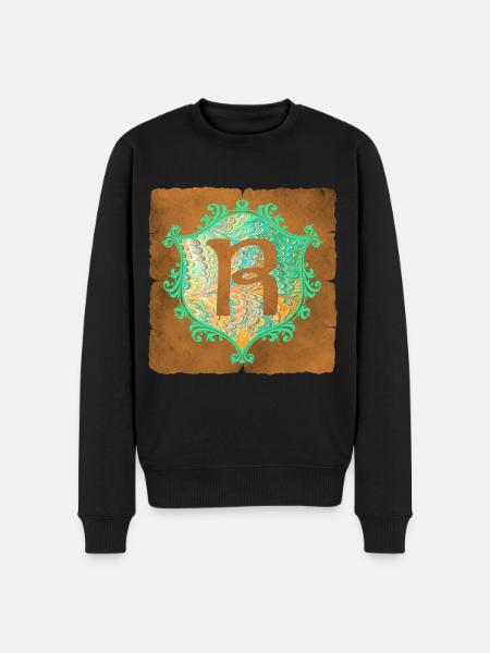 E 36 R - Men's Premium Organic Jumper - black