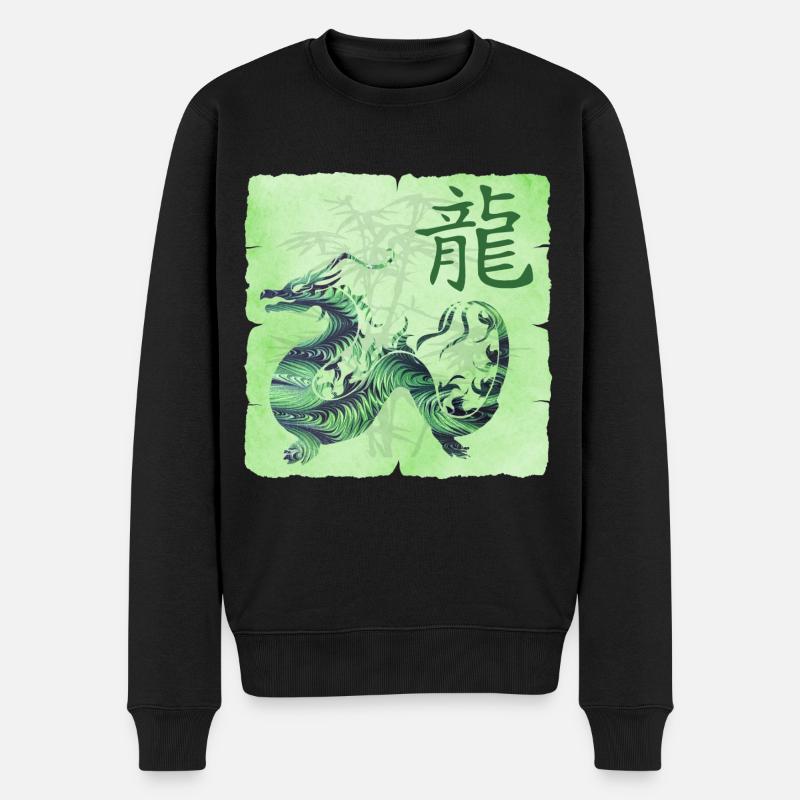 Kite E 108 - Men's Premium Organic Jumper - black