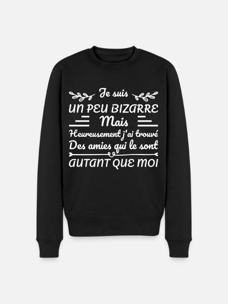 I'm a little weird - Men's Premium Organic Jumper - black