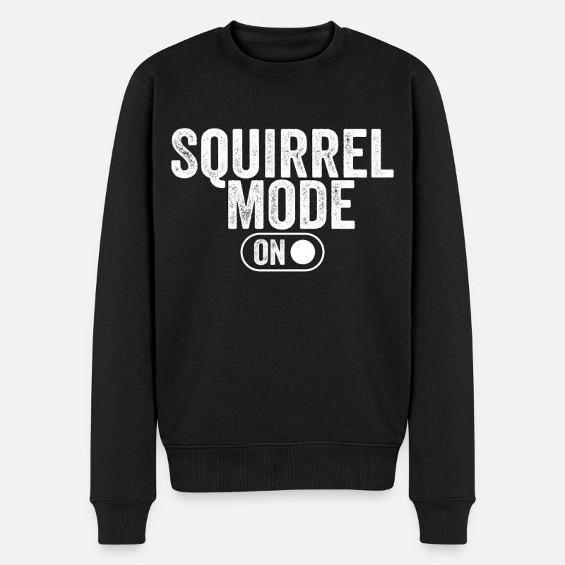 Squirrel mode on - Pull Premium bio Homme - noir