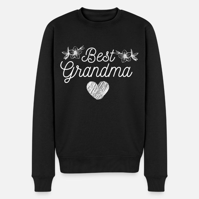 Meilleure grand-mère - Pull Premium bio Homme - noir