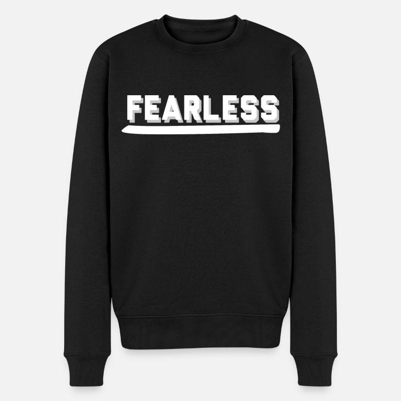 Fearless - Pull Premium bio Homme - noir