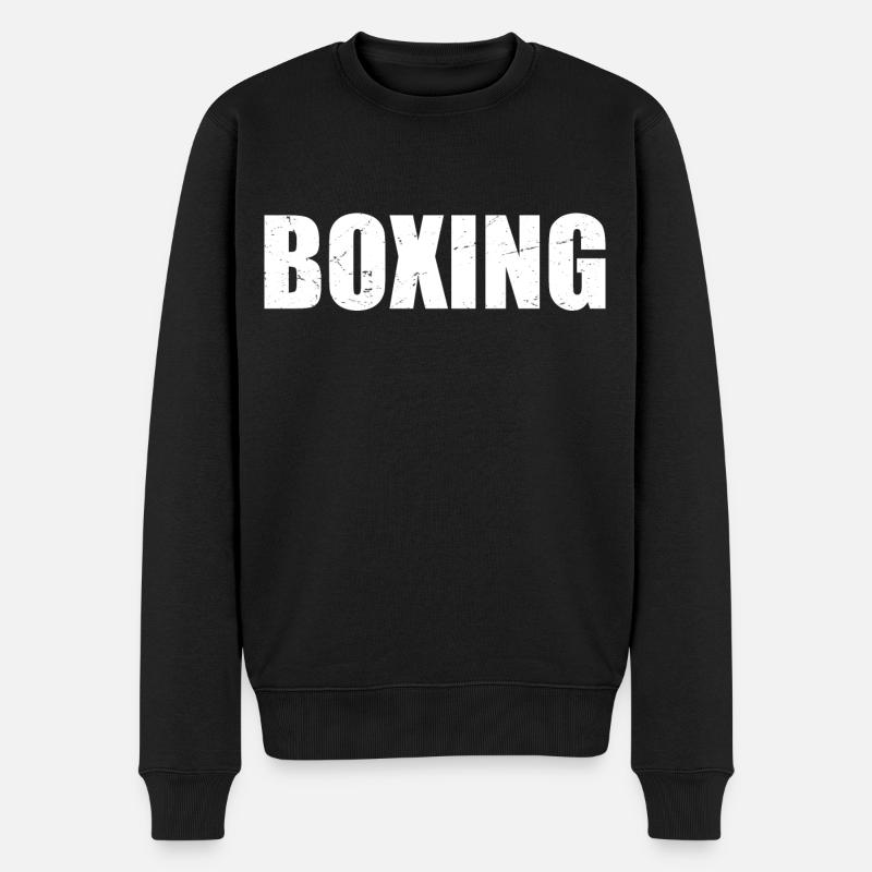 Boxing - Pull Premium bio Homme - noir