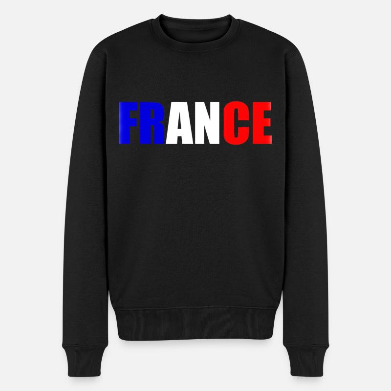 france - Pull Premium bio Homme - noir