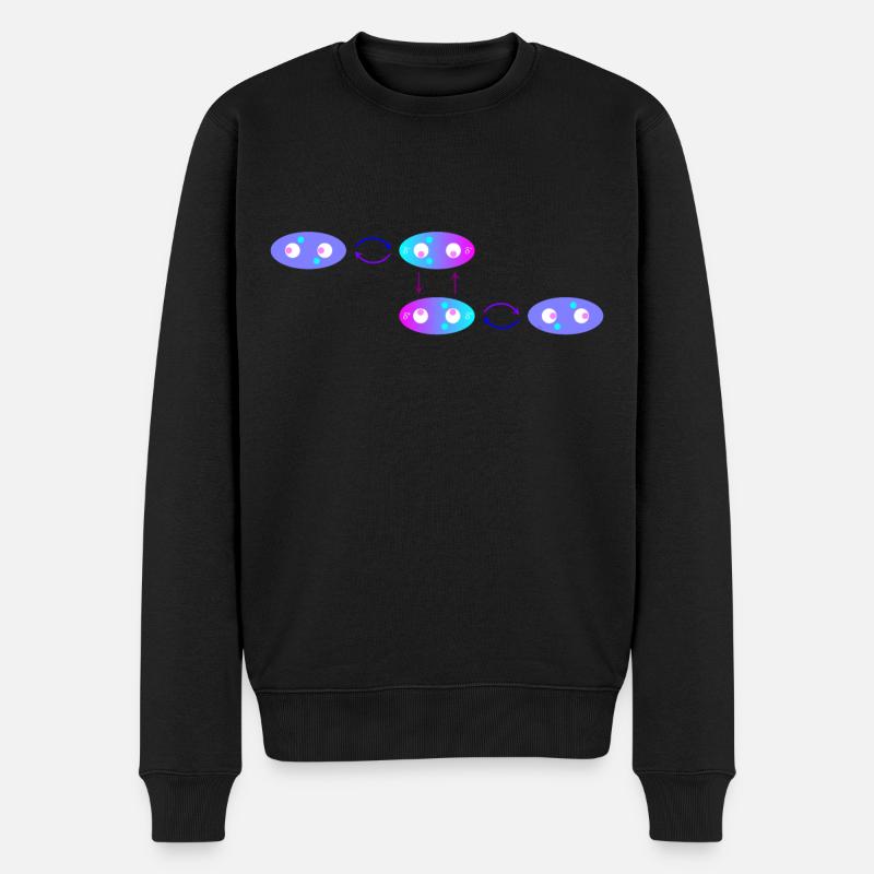 Van der Waals'sche On/Off-Beziehung - Männer Premium Bio Pullover - Schwarz