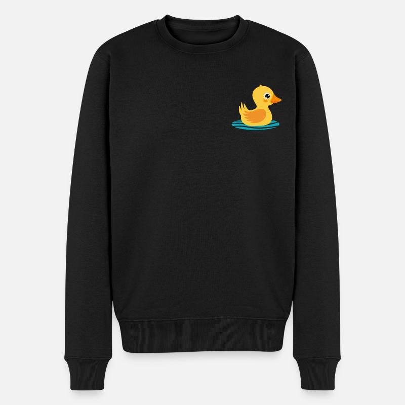 Canard en plastique - Pull Premium bio Homme - noir