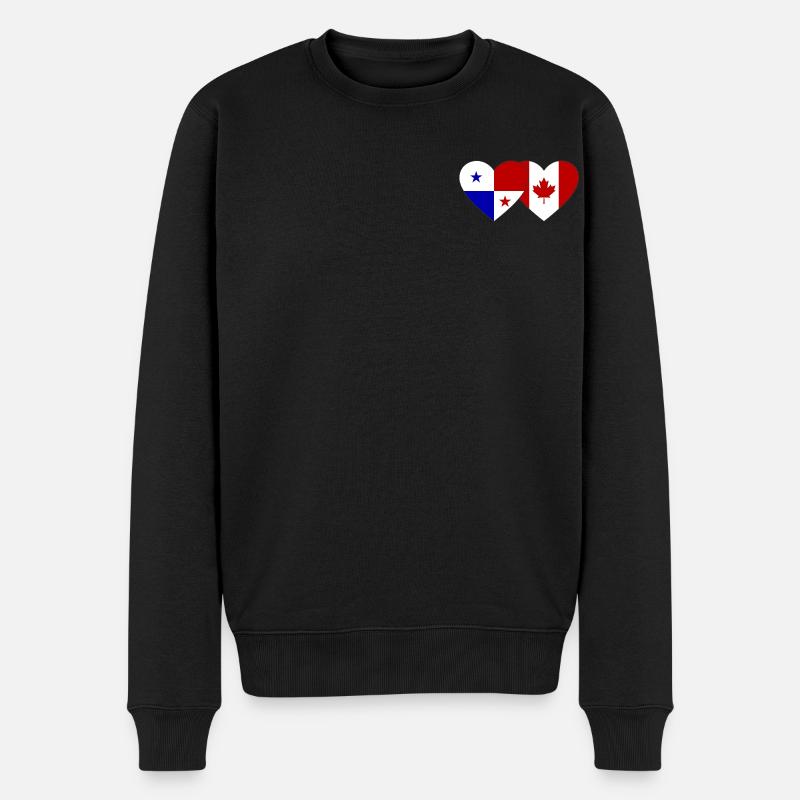 Panama Canada Flag - Pull Premium bio Homme - noir