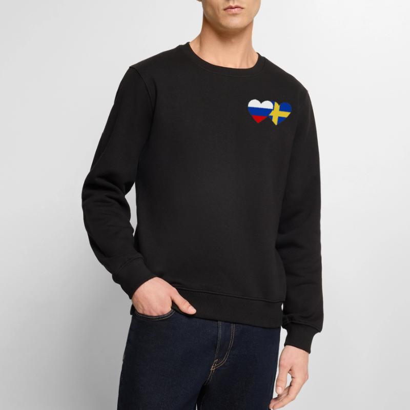 Drapeau de la Suède Russie Pull Premium bio Homme