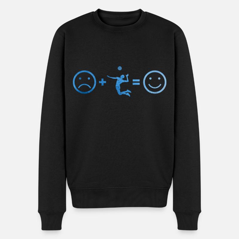 Joueuse de volleyball féminin - Pull Premium bio Homme - noir