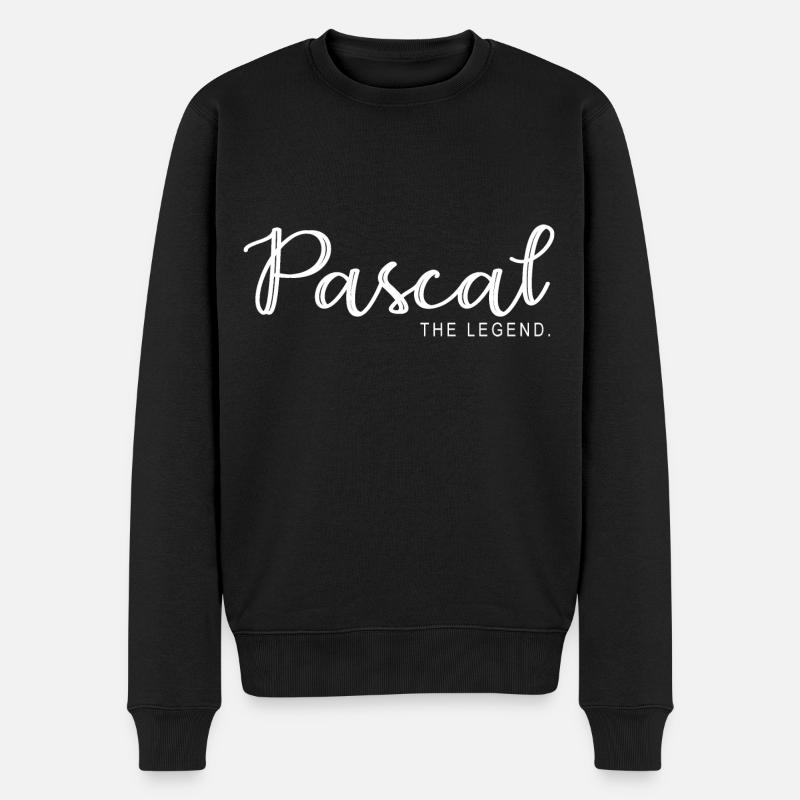 Pascal the legend Cadeau T shirt pascal - Pull Premium bio Homme - noir