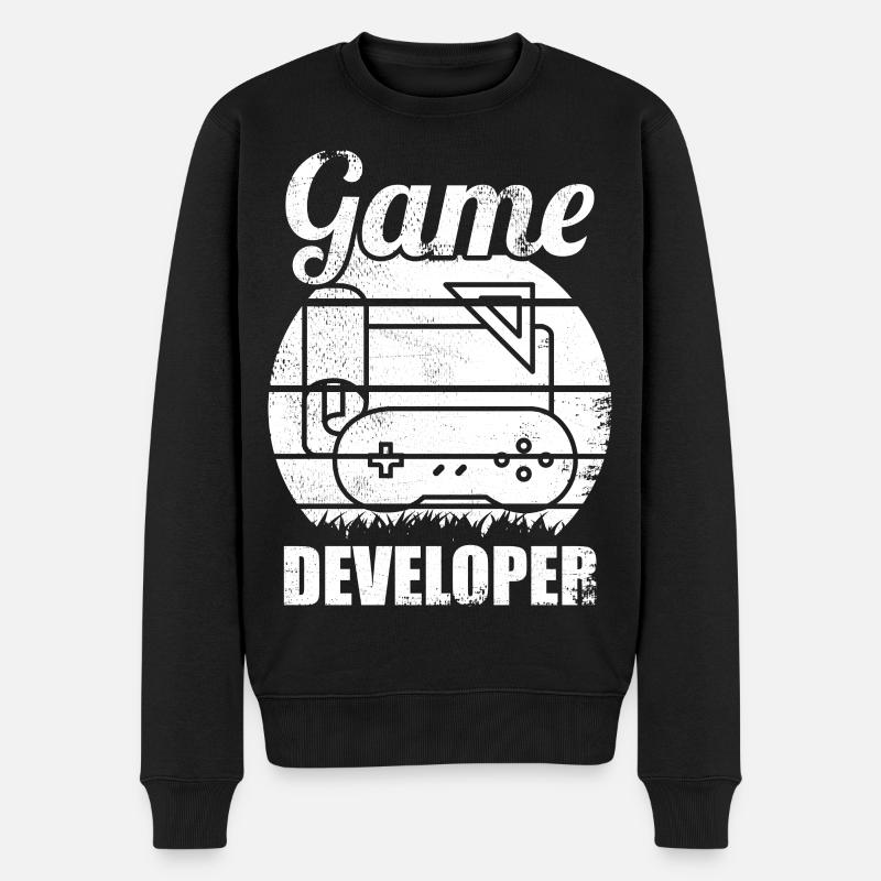 Développeur de jeux - Pull Premium bio Homme - noir