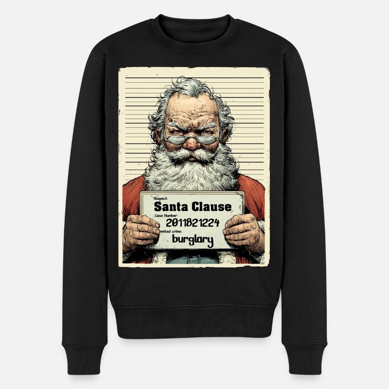 Le Père Noël arrêté - Pull Premium bio Homme - noir