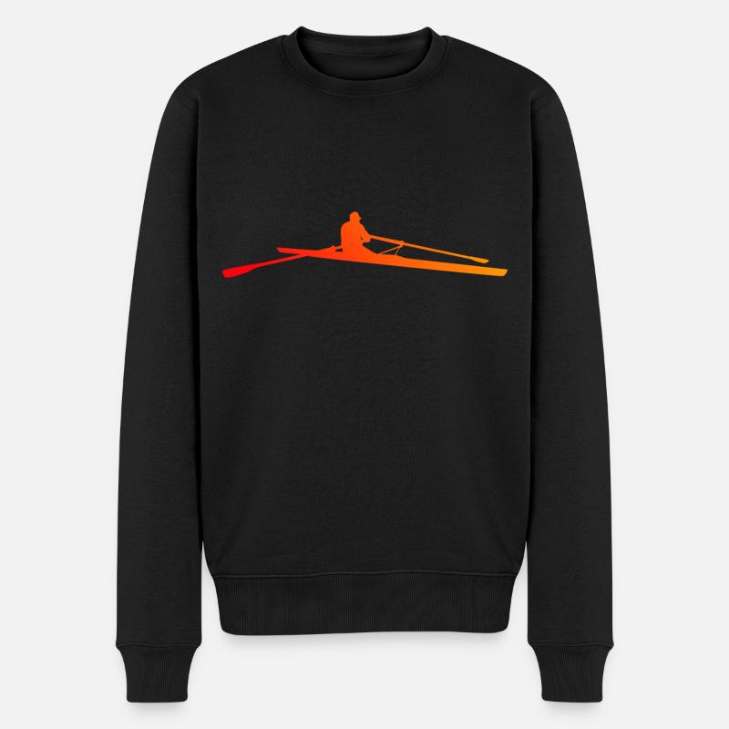 Rameurs Rameurs Femmes Hommes Aviron - Pull Premium bio Homme - noir